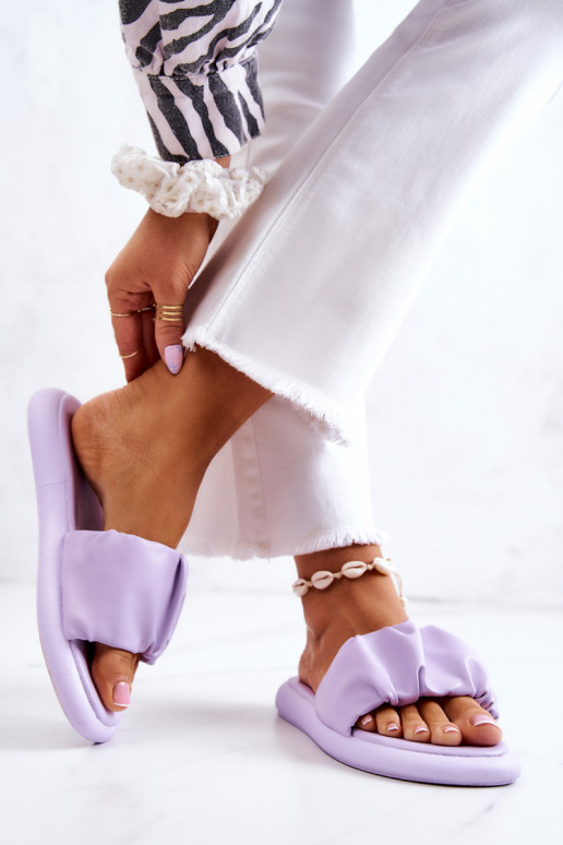 Modelo clássico Chinelos roxo Feline Modelo clássico Chinelos roxo Feline