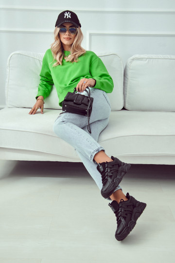 Sapatos de lazer elegantes na cor preta Daren 2