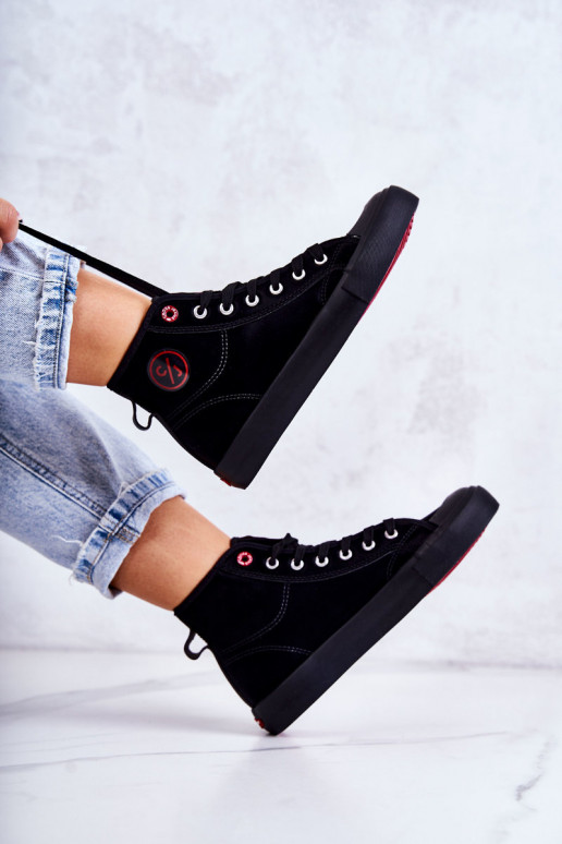 Cross Jeans JJ2R4055C sapatos de lazer cross jeans na cor preta