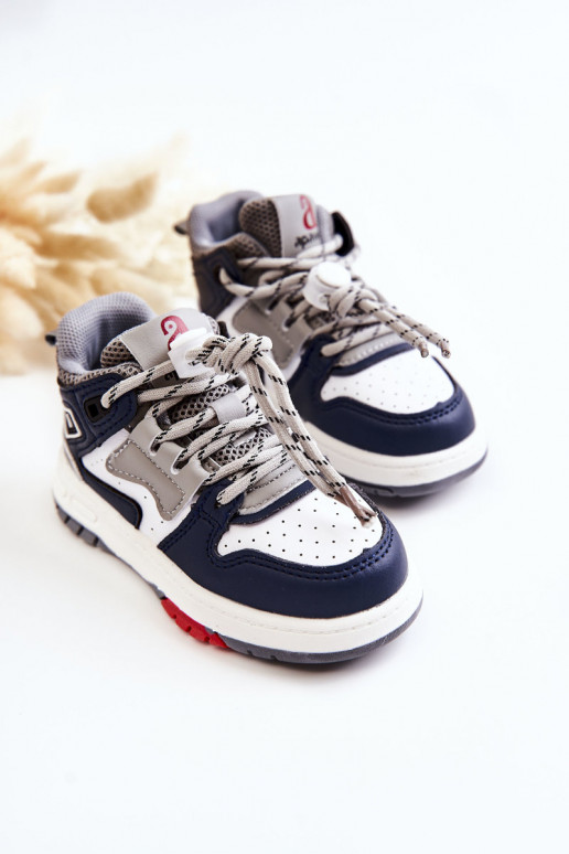 Calçado desportivo infantil na cor azul escuro Bruce