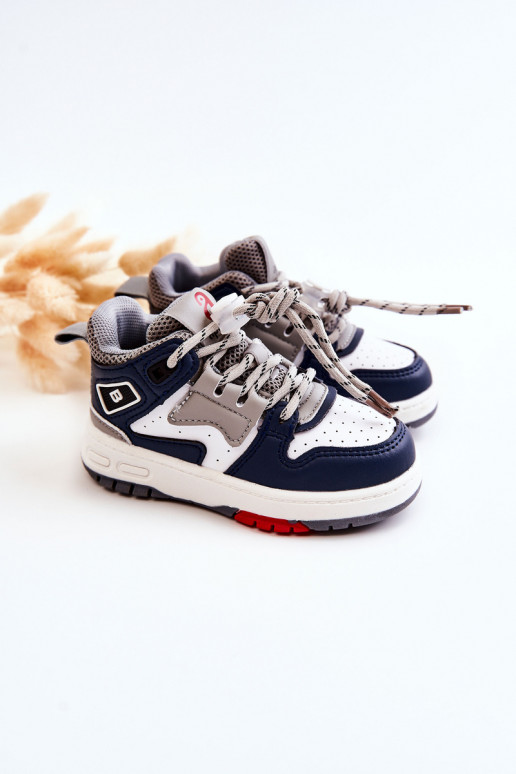 Calçado desportivo infantil na cor azul escuro Bruce