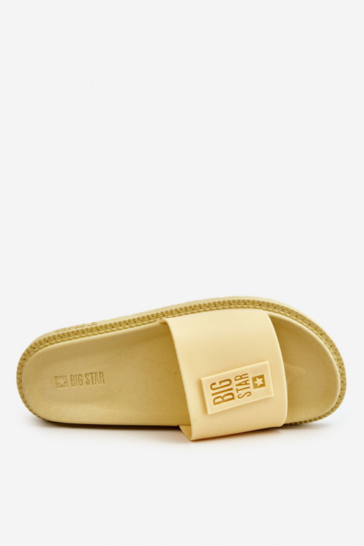 Chinelos Big Star JJ274A305 amarelo