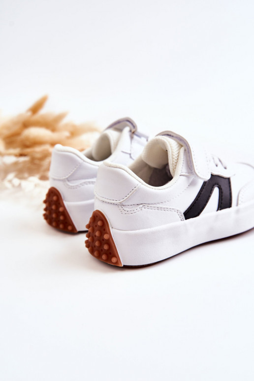 Calçado desportivo infantil branco-preto Jessie