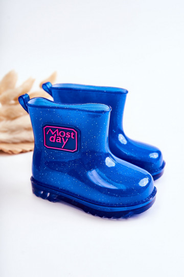 Botas infantis de borracha na cor azul escuro Rain 2