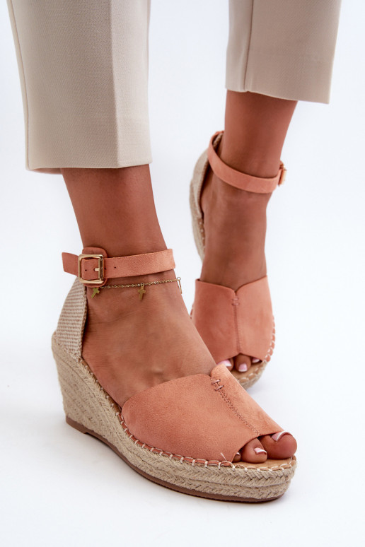 Sandálias plataforma em rosa claro Dellia Sandálias plataforma em rosa claro Dellia