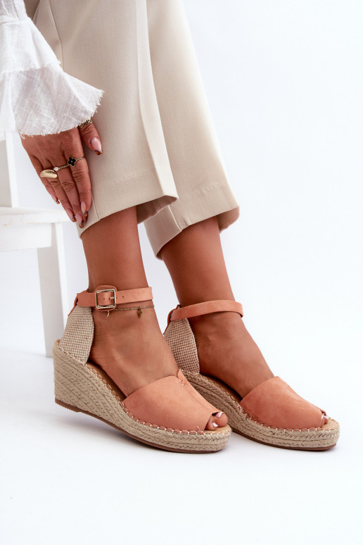 Sandálias plataforma em rosa claro Dellia Sandálias plataforma em rosa claro Dellia