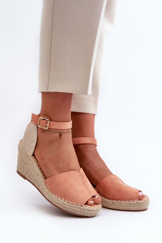 Sandálias plataforma em rosa claro Dellia Sandálias plataforma em rosa claro Dellia