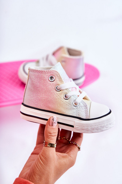 Tênis branco com sola em várias cores Blanka