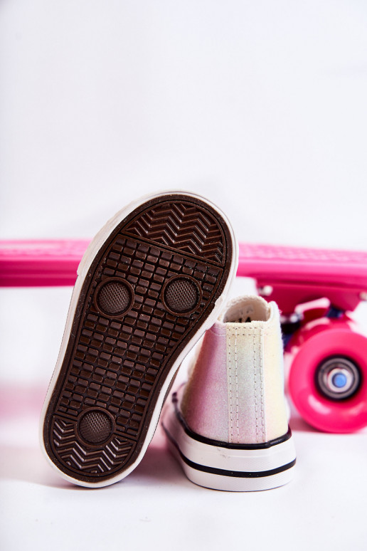 Tênis branco com sola em várias cores Blanka