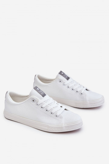 Sapatos casuais de modelo clássico na cor branca Eleya