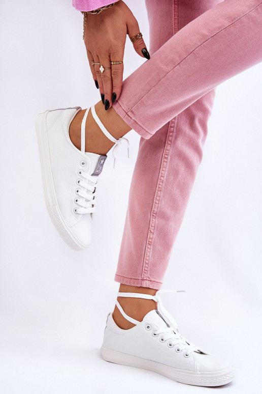 Sapatos casuais de modelo clássico na cor branca Eleya