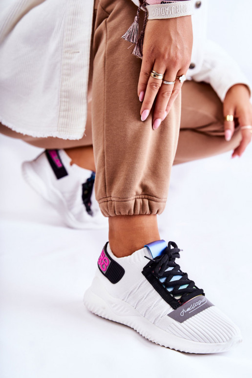 Sapatos Klayra cor branca do modelo tênis Sapatos Klayra cor branca do modelo tênis