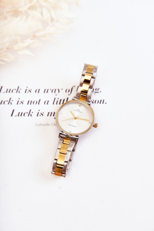 Relógio impermeável feminino Giorgio & Dario cor ouro-prata Relógio impermeável feminino Giorgio & Dario cor ouro-prata