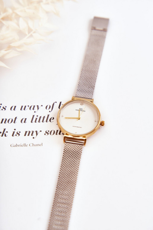 Relógio impermeável feminino Giorgio & Dario cor ouro-prata Relógio impermeável feminino Giorgio & Dario cor ouro-prata