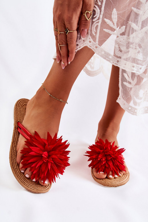 Chinelos cor vermelha Eviana Chinelos cor vermelha Eviana