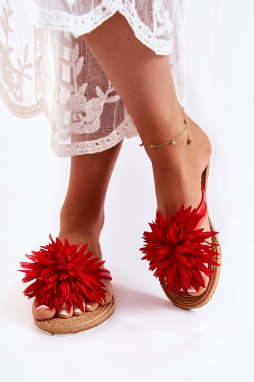 Chinelos cor vermelha Eviana Chinelos cor vermelha Eviana