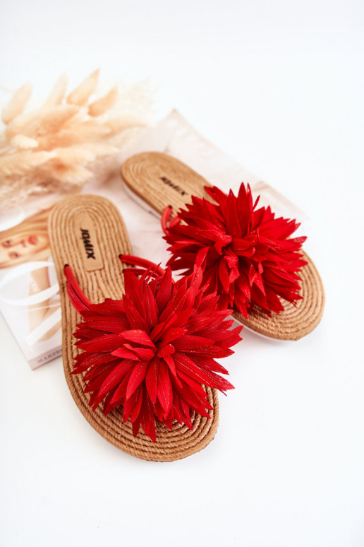 Chinelos cor vermelha Eviana Chinelos cor vermelha Eviana