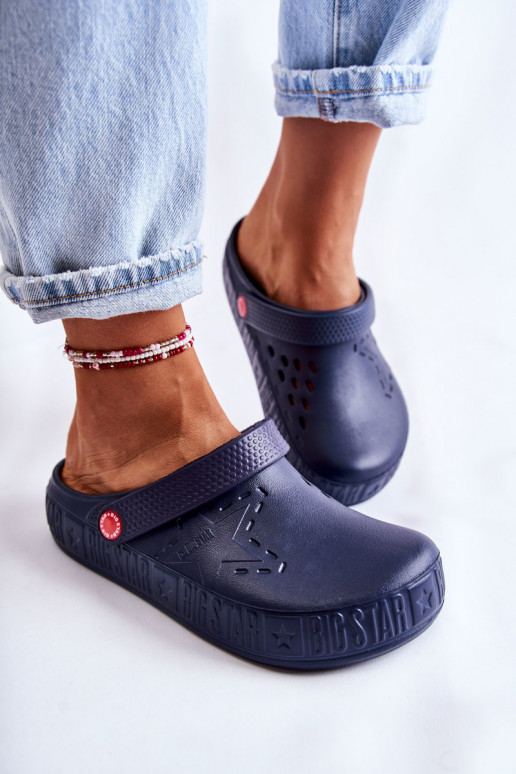 Chinelos leves Big Star II275002 azul escuro