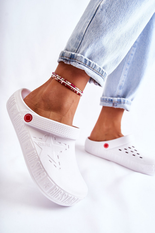 Chinelos leves Big Star II275003 cor branca Chinelos leves Big Star II275003 cor branca