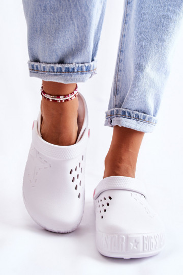 Chinelos leves Big Star II275003 cor branca 2