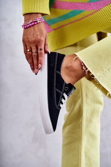 Tênis de tecido i Big Star KK274019 preto 2