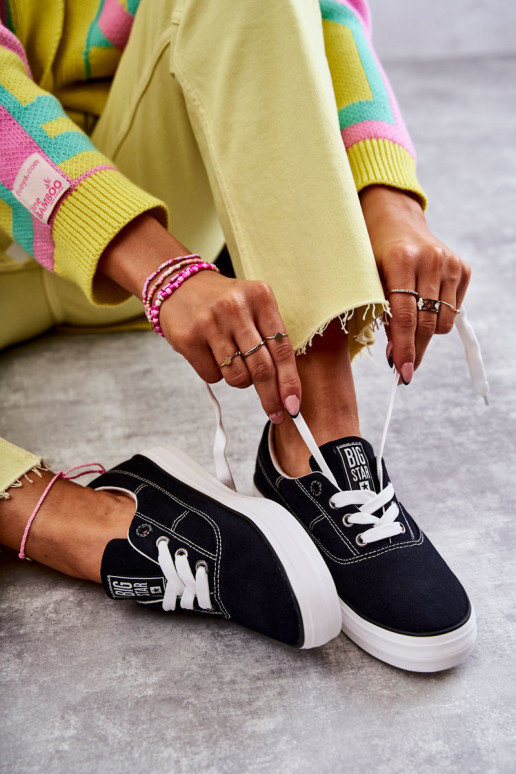 Tênis de tecido i Big Star KK274019 preto Tênis de tecido i Big Star KK274019 preto