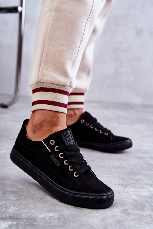 sapatos casuais Big Star KK274004 preto sapatos casuais Big Star KK274004 preto