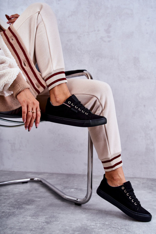 sapatos casuais Big Star KK274004 preto sapatos casuais Big Star KK274004 preto