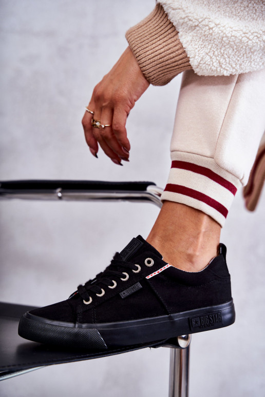 sapatos casuais Big Star KK274004 preto sapatos casuais Big Star KK274004 preto