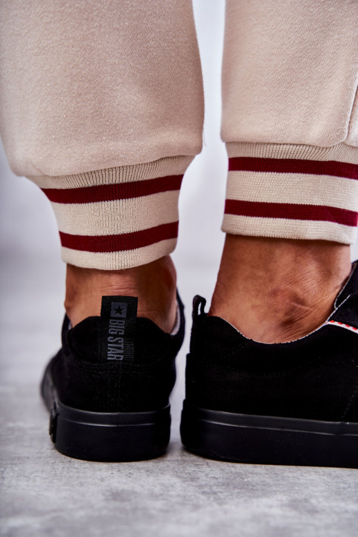 sapatos casuais Big Star KK274004 preto sapatos casuais Big Star KK274004 preto