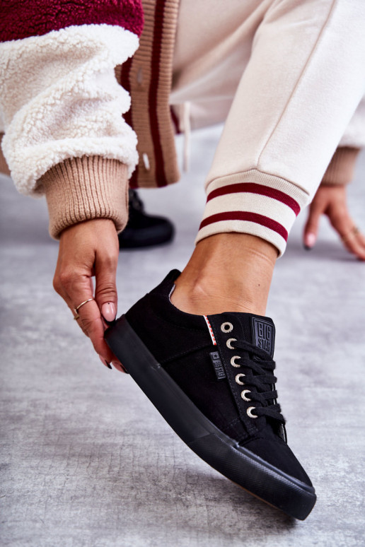 sapatos casuais Big Star KK274004 preto sapatos casuais Big Star KK274004 preto