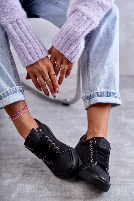 Sapatos casuais femininos Big Star KK274006 pretos