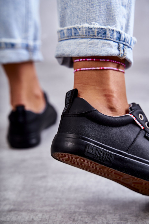 Sapatos casuais femininos Big Star KK274006 pretos