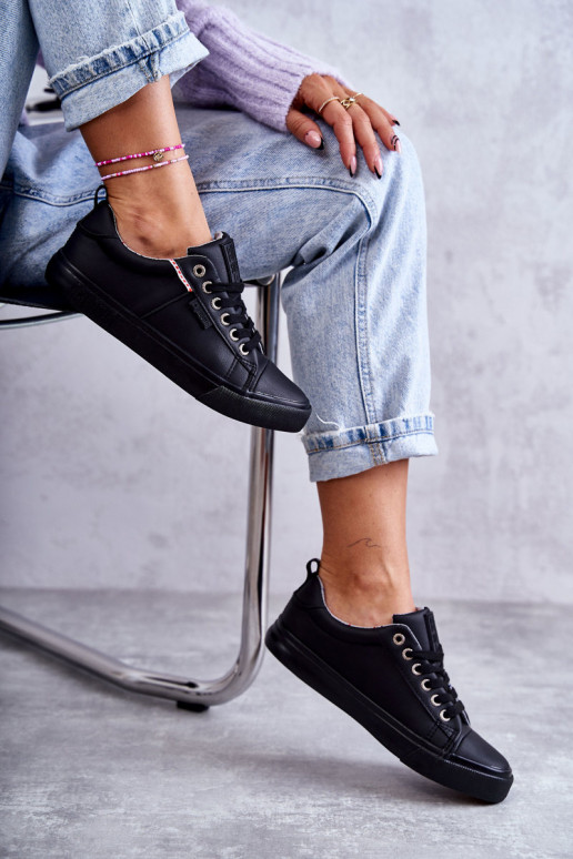 Sapatos casuais femininos Big Star KK274006 pretos