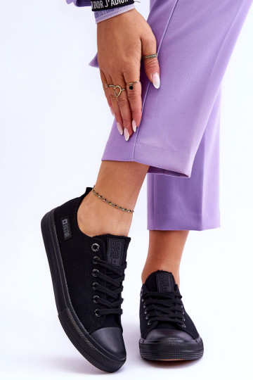 Sapatos de lazer em tecido Big Star KK274009 preto