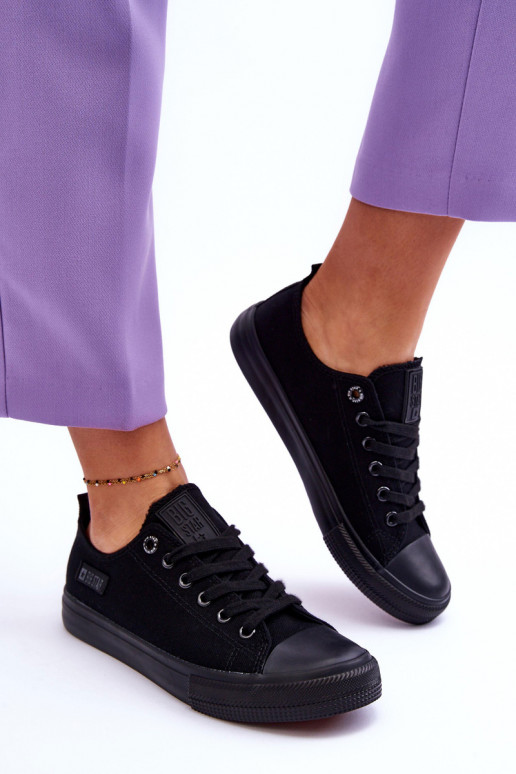 Sapatos de lazer em tecido Big Star KK274009 preto Sapatos de lazer em tecido Big Star KK274009 preto