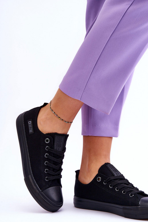 Sapatos de lazer em tecido Big Star KK274009 preto Sapatos de lazer em tecido Big Star KK274009 preto