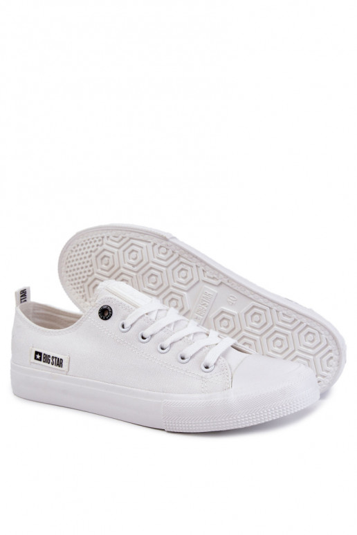 sapatos de lazer Big Star KK174006 cor branca