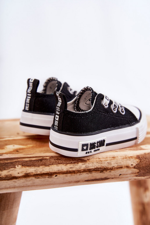Calçado infantil de lazer BIG STAR KK374049 preto e branco