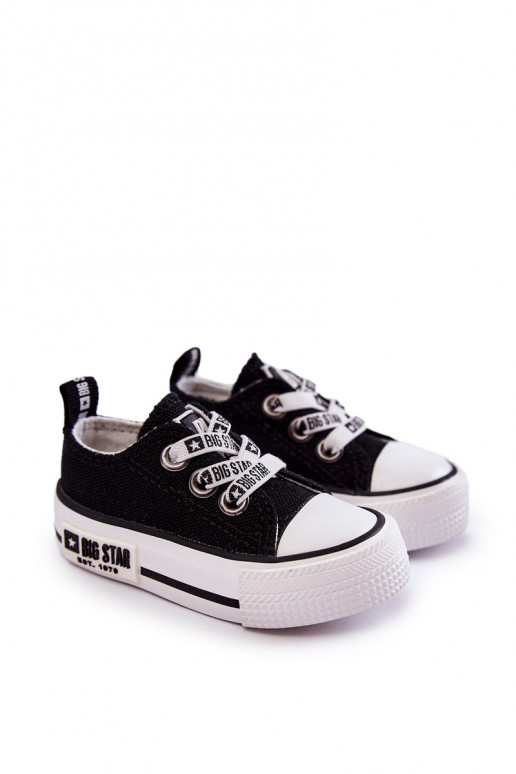 Calçado infantil de lazer BIG STAR KK374049 preto e branco