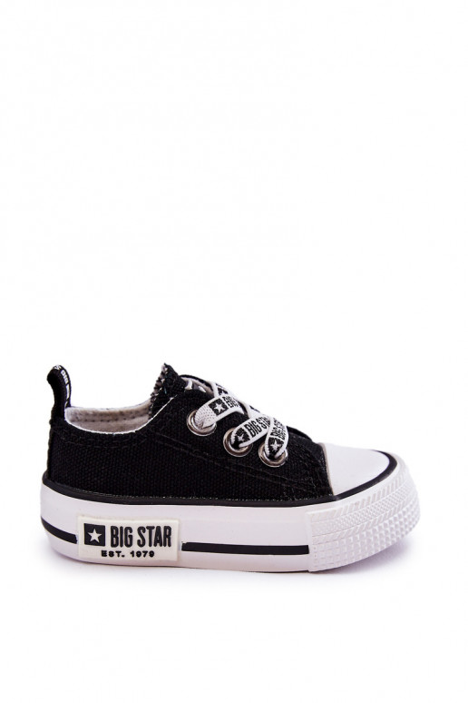 Calçado infantil de lazer BIG STAR KK374049 preto e branco
