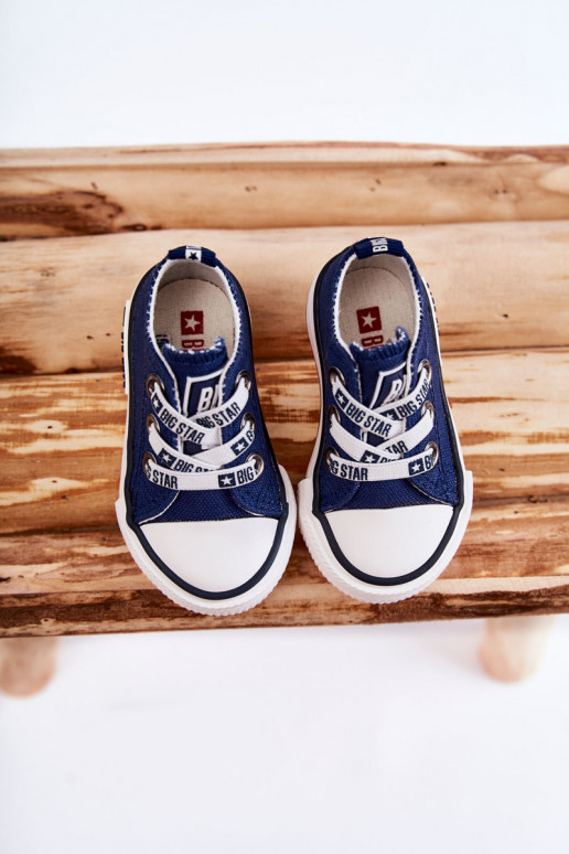 Calçado casual infantil BIG STAR KK374050 azul escuro