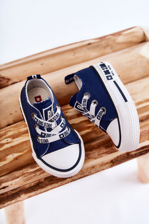 Calçado casual infantil BIG STAR KK374050 azul escuro