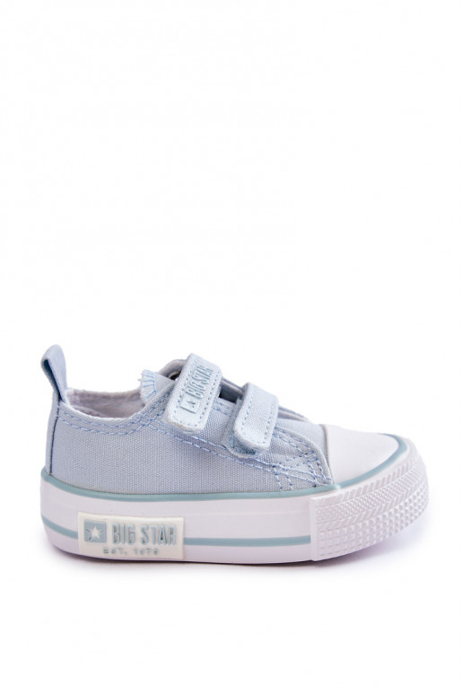 Calçado infantil de lazer com fechos adesivos BIG STAR KK374078 cor azul