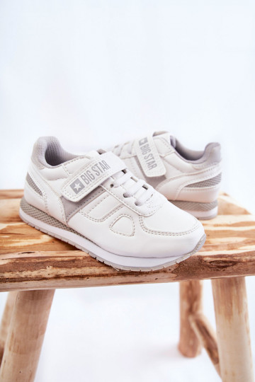 Calçado desportivo infantil Big Star KK374009 branco