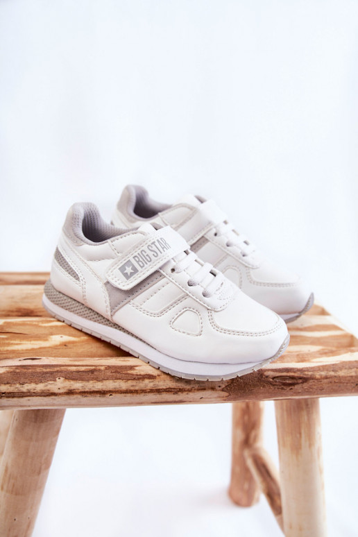 Calçado desportivo infantil Big Star KK374009 branco