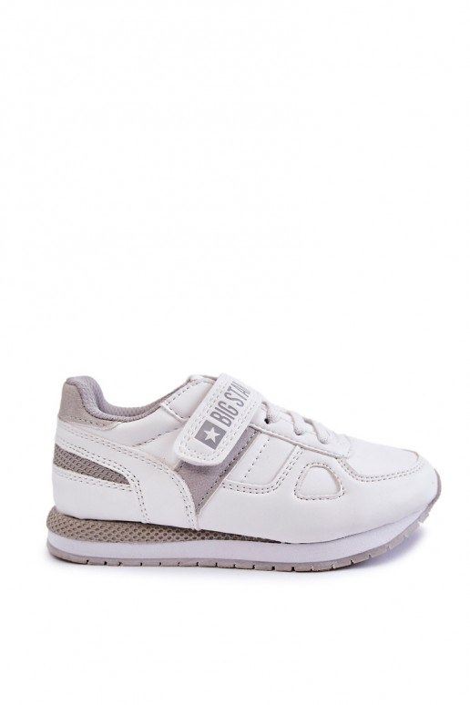 Calçado desportivo infantil Big Star KK374009 branco
