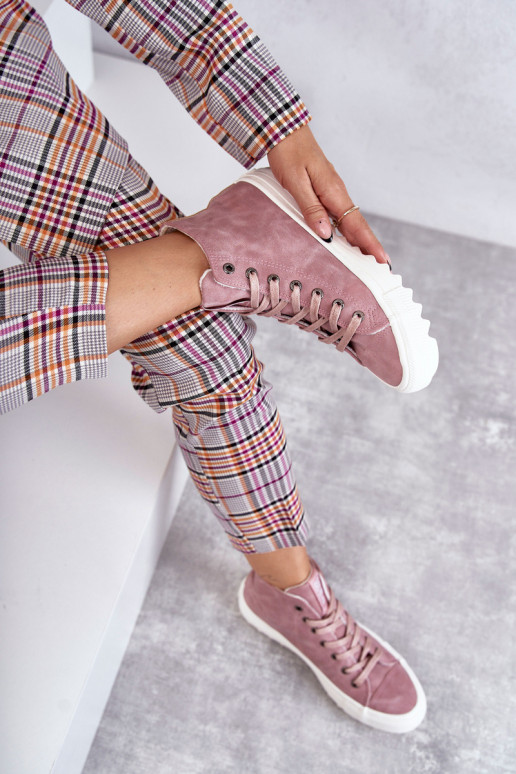 Sapatos de lazer Big Star cor rosa aquecido EE274113 Sapatos de lazer Big Star cor rosa aquecido EE274113