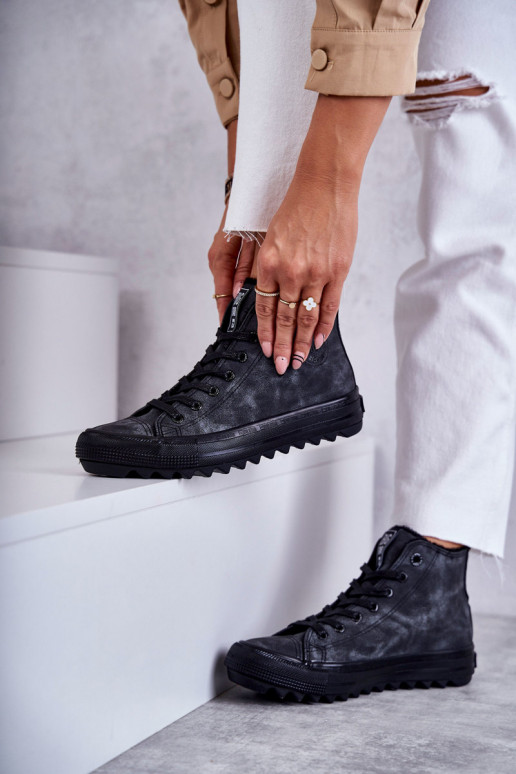 Calçado de lazer Big Star aquecido cor preta GG274069 Calçado de lazer Big Star aquecido cor preta GG274069