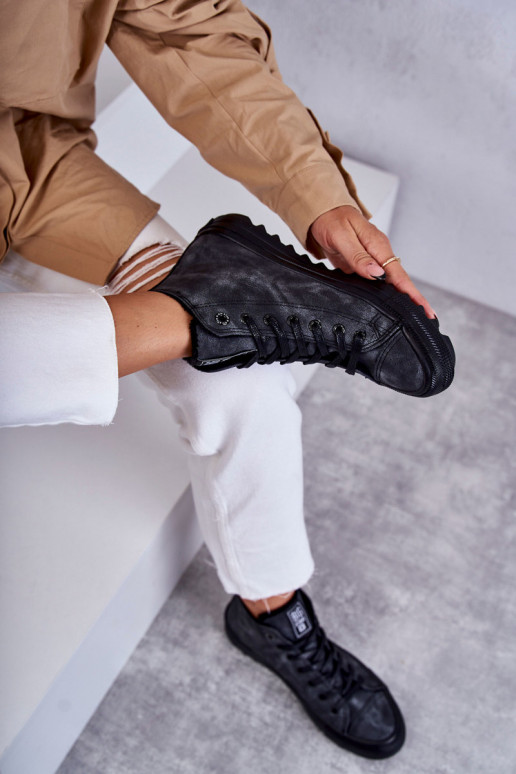 Calçado de lazer Big Star aquecido cor preta GG274069 Calçado de lazer Big Star aquecido cor preta GG274069